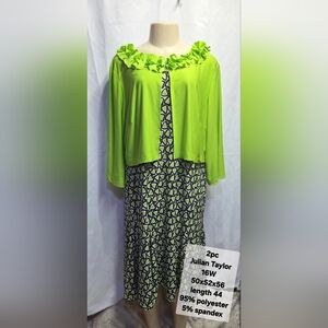 Julian Taylor 2pc Dress And Javket